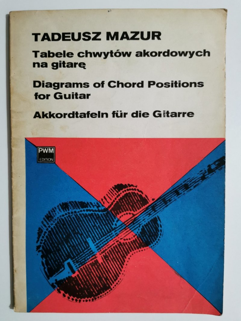 TABELA CHWYTÓW AKORDOWYCH NA GITARĘ - Tadeusz Mazur