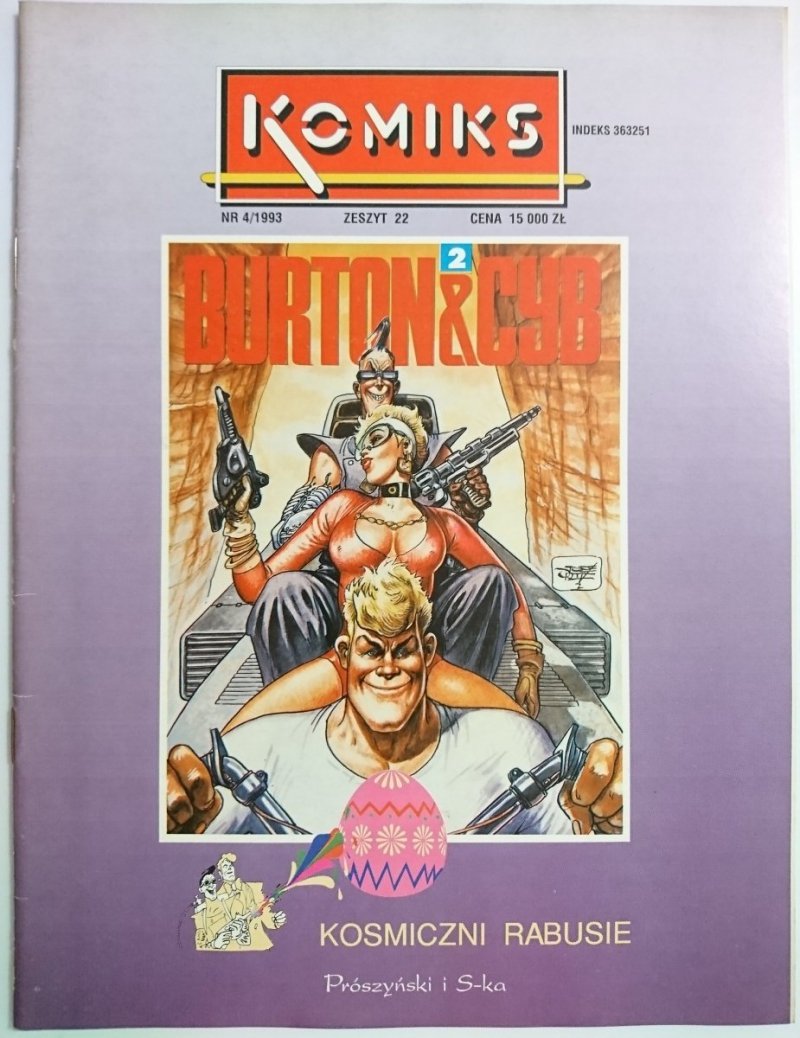 KOMIKS NR 4/1993 ZESZYT 22 BURTON AND CYB 