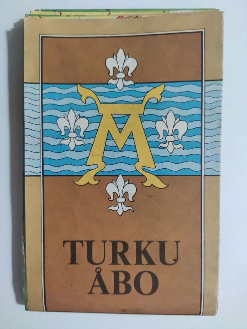 MAPA TURYSTYCZNA/ILUSTROWANA TURKU ABO 1972