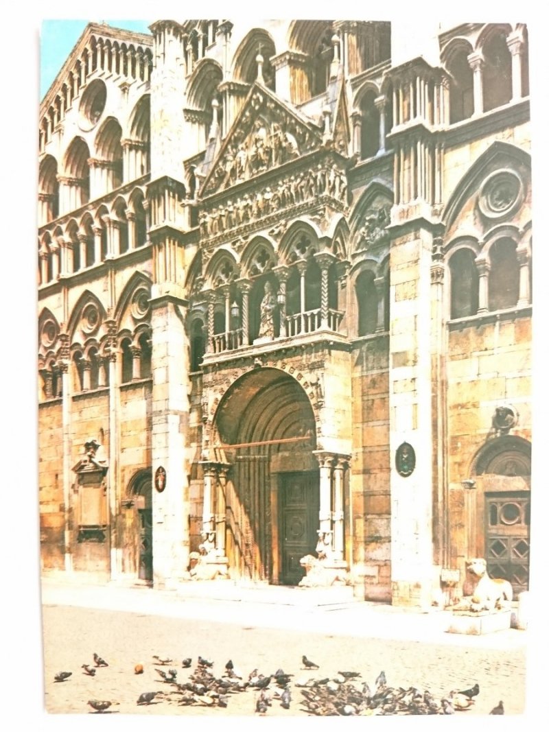 FERRARA. CATHEDRAL (PARTICULAR OF THE FRONT)