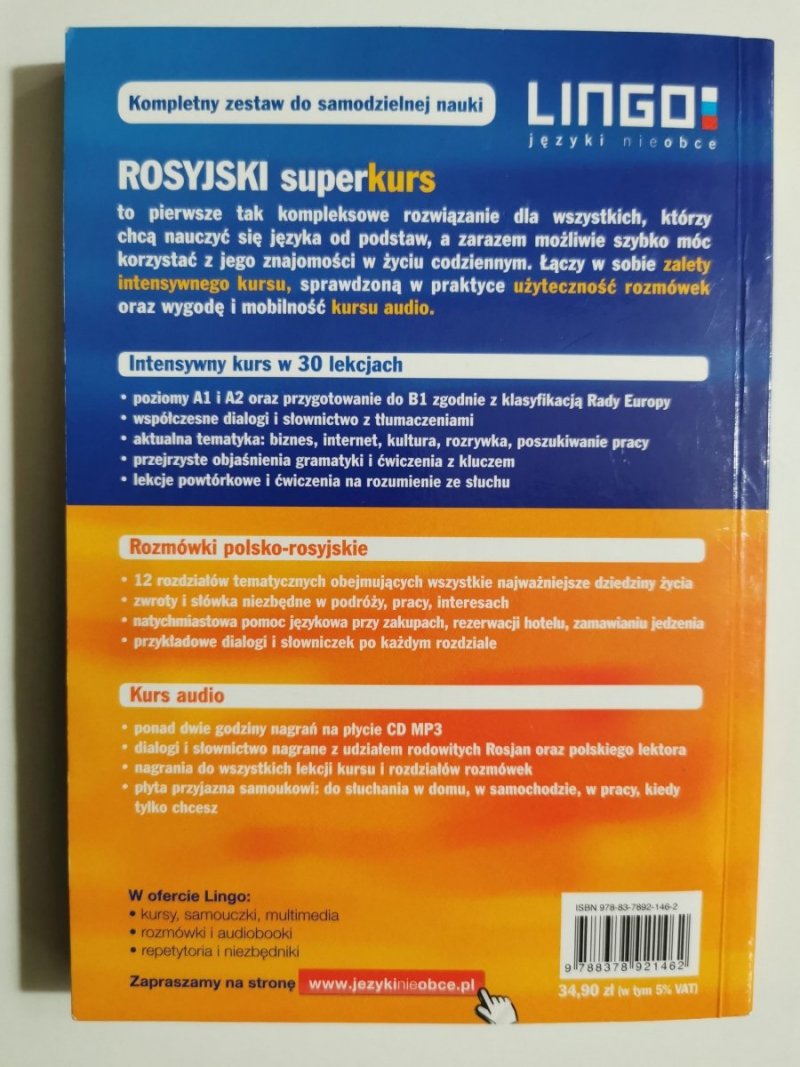 Super kurs Rosyjski książka + CD MP3