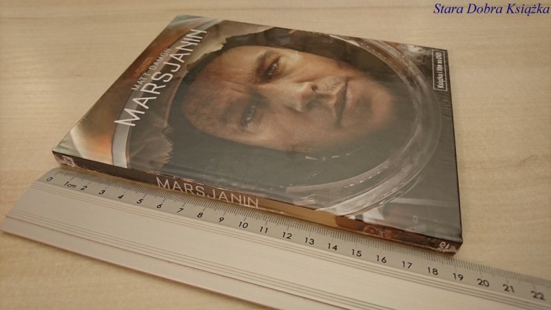 MARSJANIN. MATT DAMON. KSIĄŻKA Z PŁYTĄ DVD