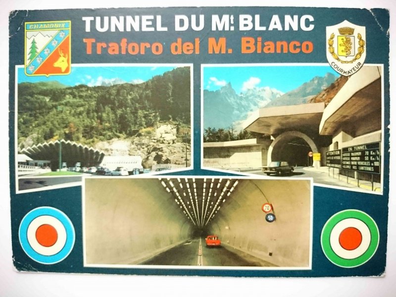 TUNNEL DU M. BLANC. TRAFORO DEL M. BIANCO