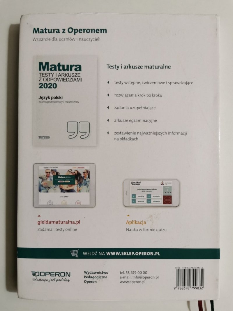 MATURA VADEMECUM 2020 JĘZYK POLSKI ZPiR