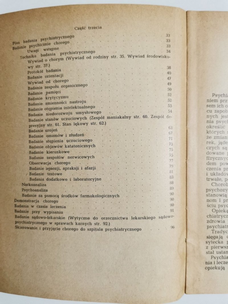 KRÓTKA DIAGNOSTYKA PSYCHIATRYCZNA - Eugeniusz Wilczkowski 1961