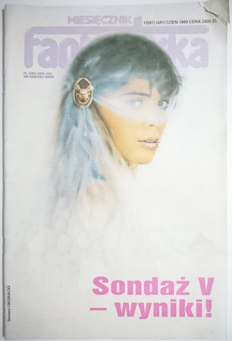 MIESIĘCZNIK FANTASTYKA NR 12 (87) GRUDZIEŃ 1989