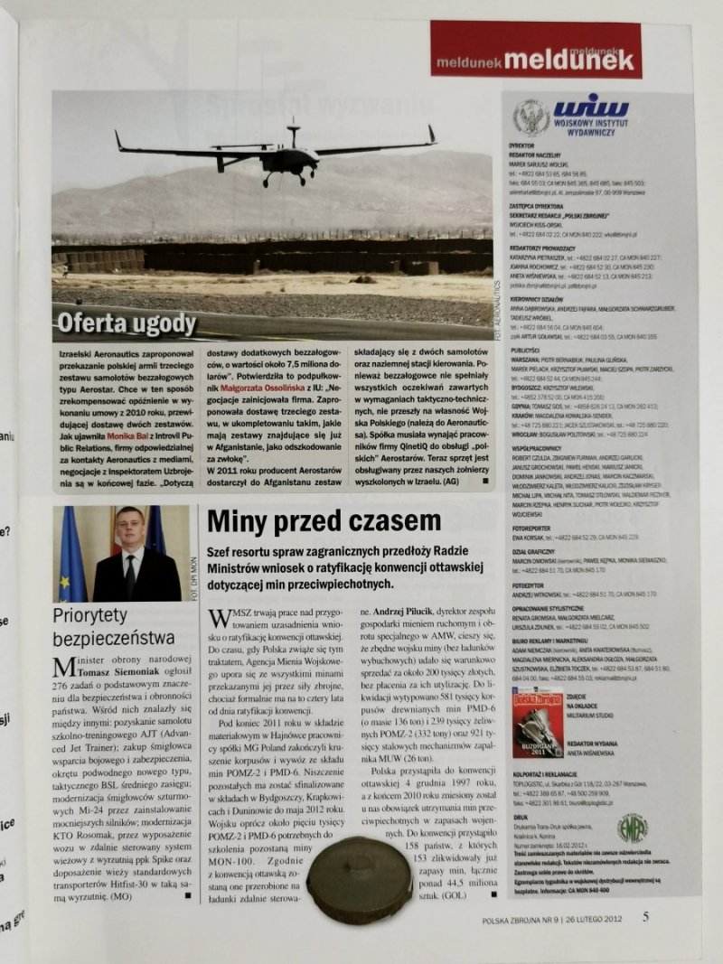 POLSKA ZBROJNA NR 9 (787) 26 LUTEGO 2012