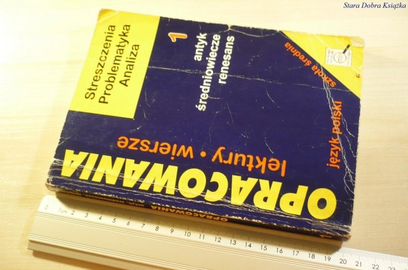 OPRACOWANIA. JĘZYK POLSKI 1 ANTYK ŚREDNIOWIECZE