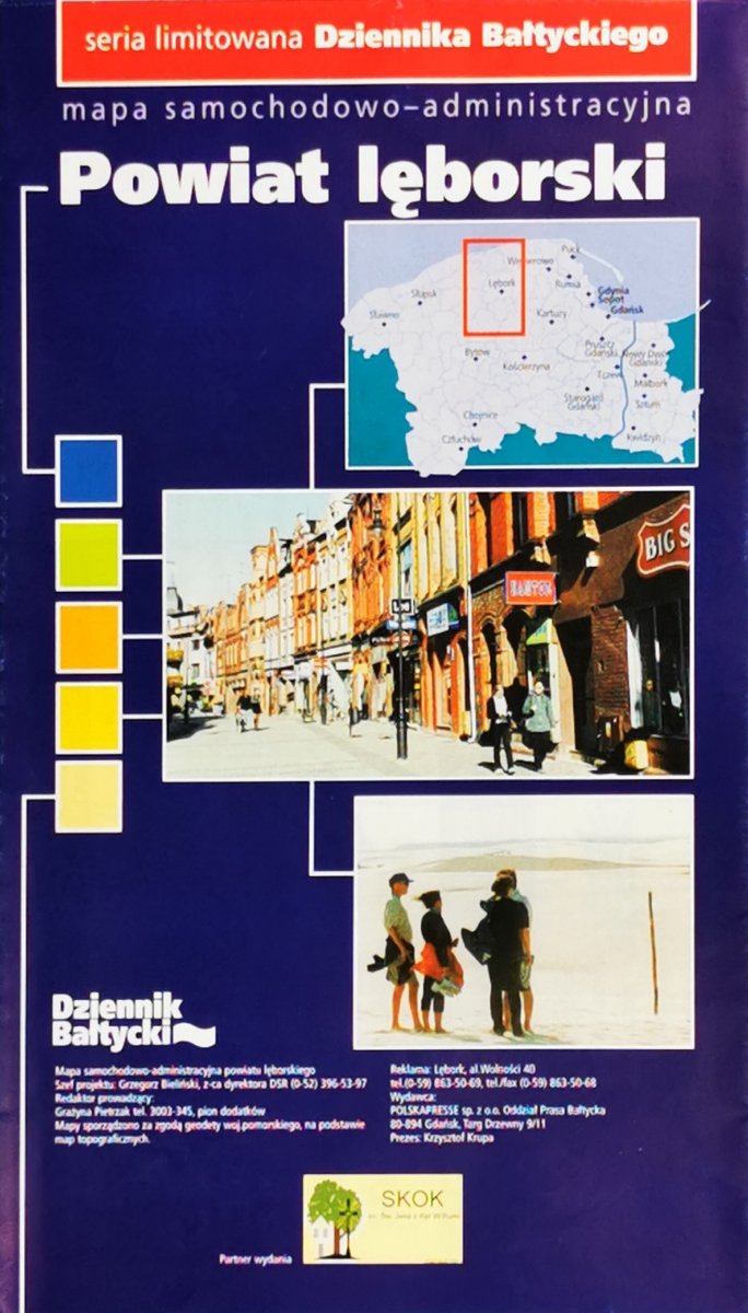 MAPA POWIAT LĘBORSKI  