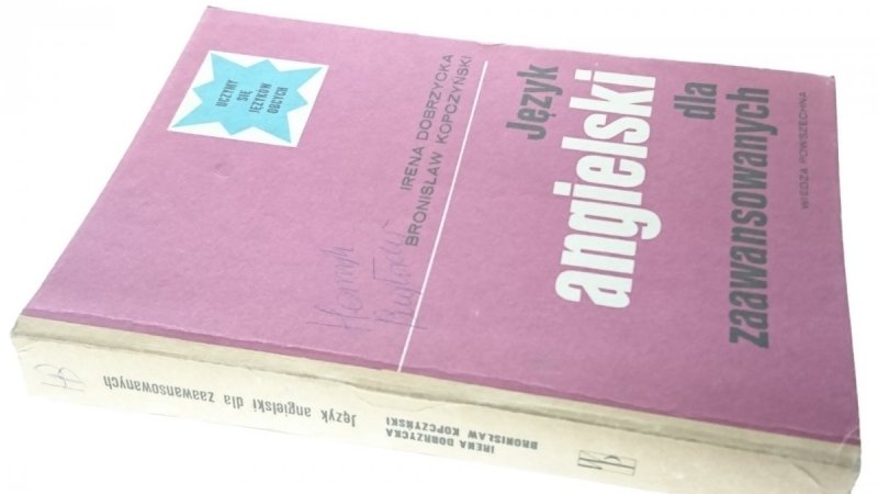 JĘZYK ANGIELSKI DLA ZAANWASOWANYCH Dobrzycka 1988