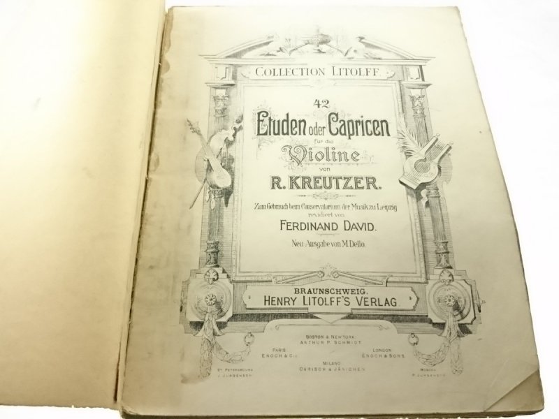 42 ETUDES OU CAPRICES POUR VIOLON KREUTZER