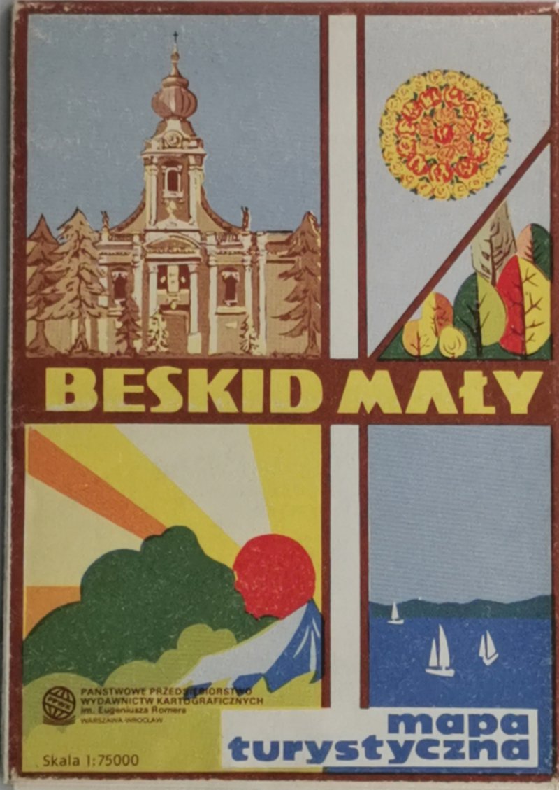 BESKID MAŁY MAPA 1:75 000 1988