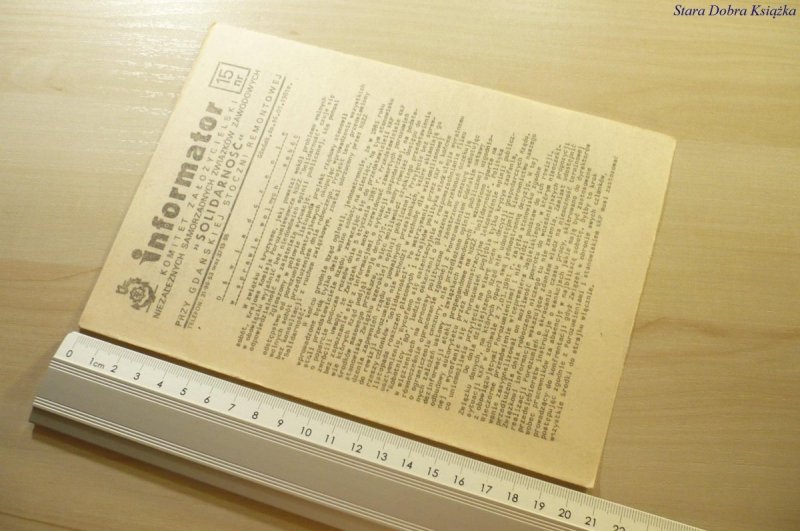 INFORMATOR. KOMIET ZAŁOŻYCIELSKI NIEZALEŻNYCH 15