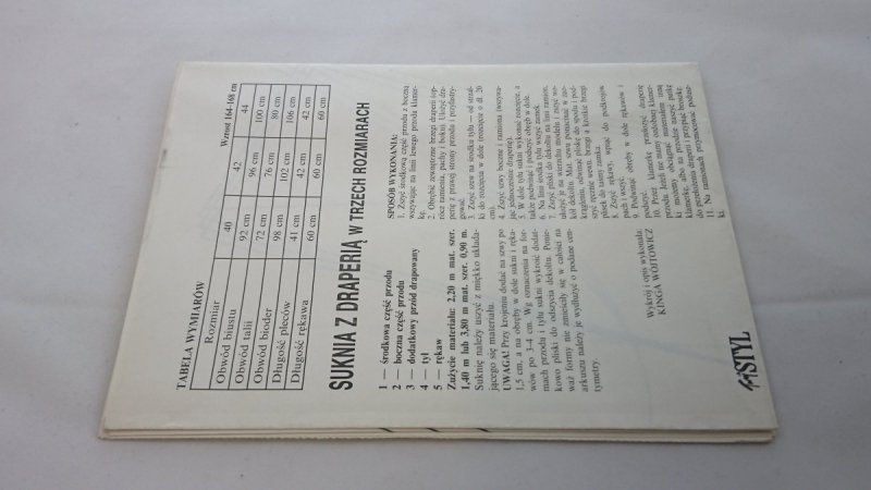 TWÓJ STYL WYKRÓJ - SUKNIA