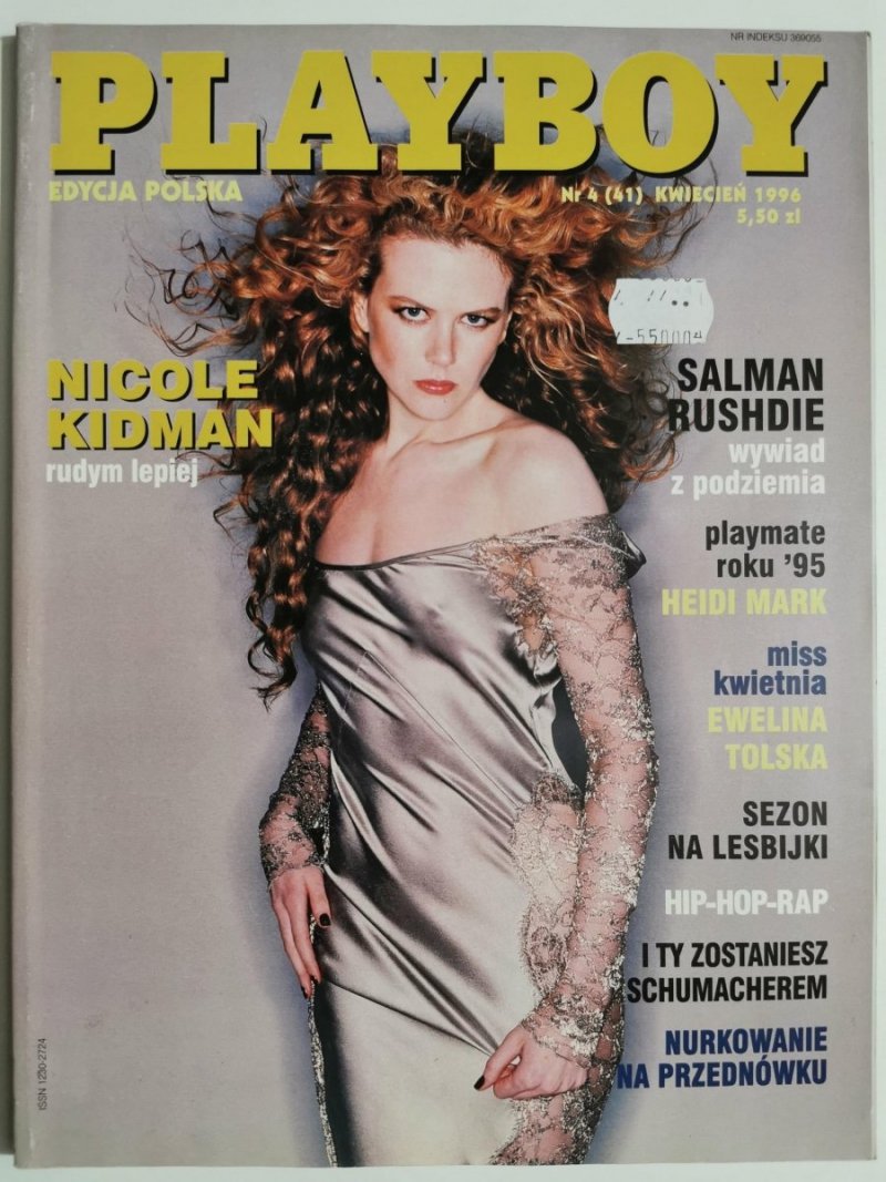 PLAYBOY NR 4 (41) KWIECIEŃ 1996 NICOLE KIDMAN 