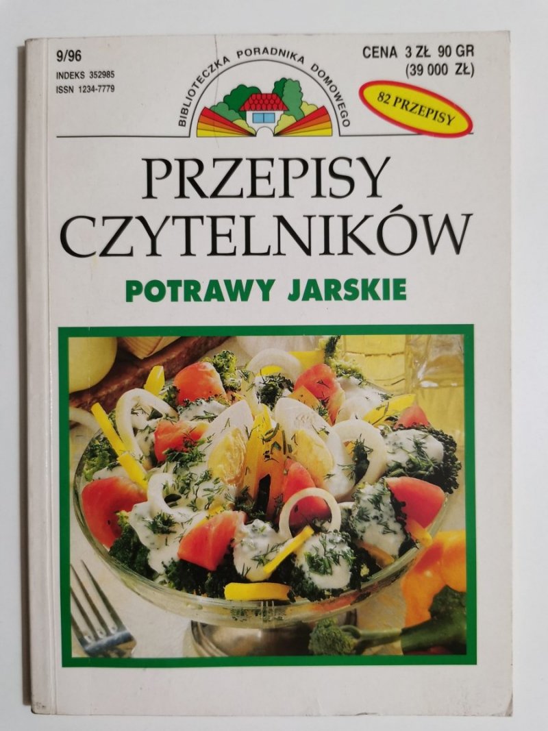 PRZEPISY CZYTELNIKÓW. POTRAWY JARSKIE 1996