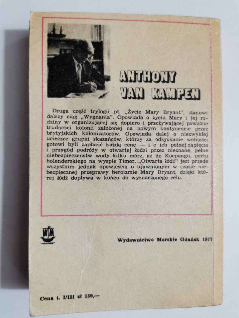 ŻYCIE MARY BRYANT - Anthony Van Kampen 1977