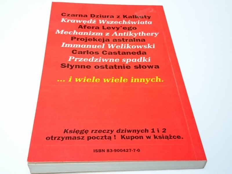KSIĘGA RZECZY DZIWNYCH CZ. 3 - Łukasz Pułaski 1993