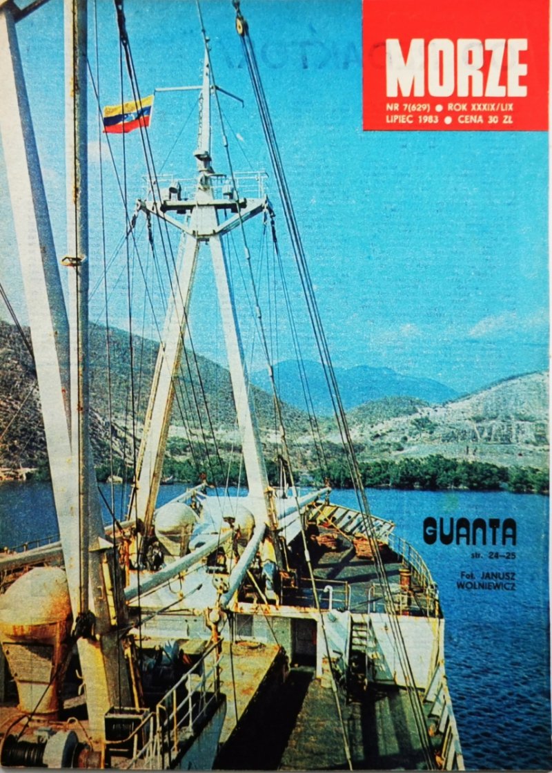 MORZE NR. 7/629 LIPIEC 1983
