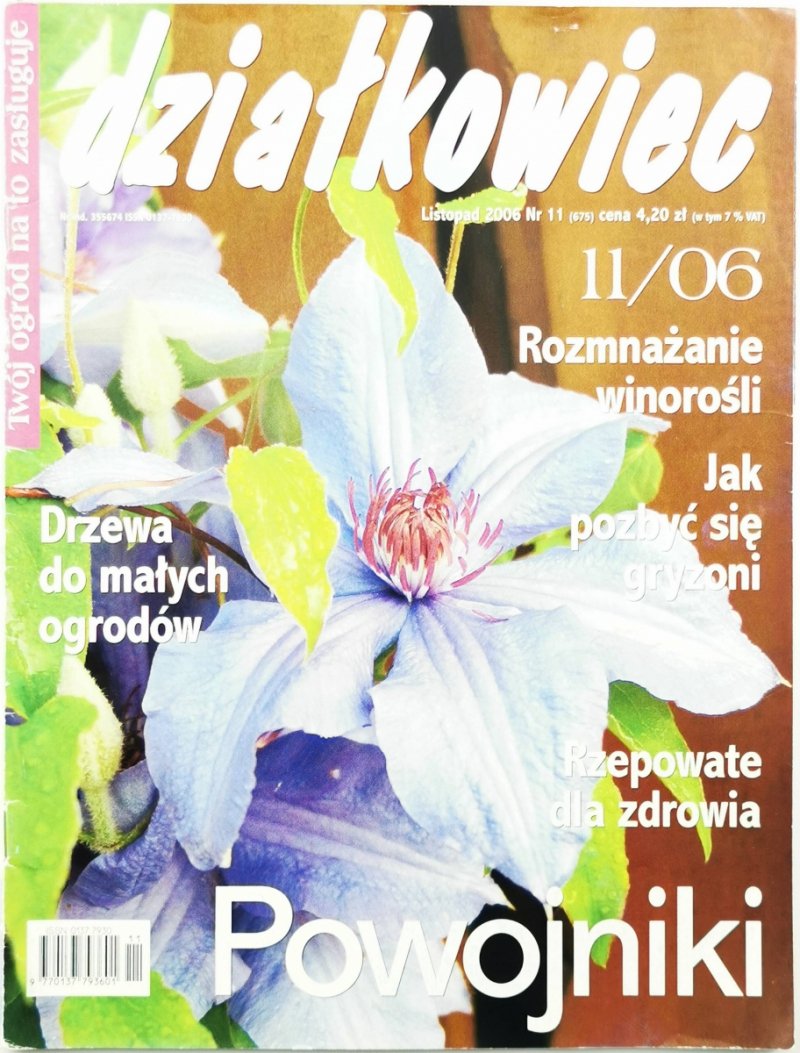 DZIAŁKOWIEC LISTOPAD 2006 NR 11 (675)