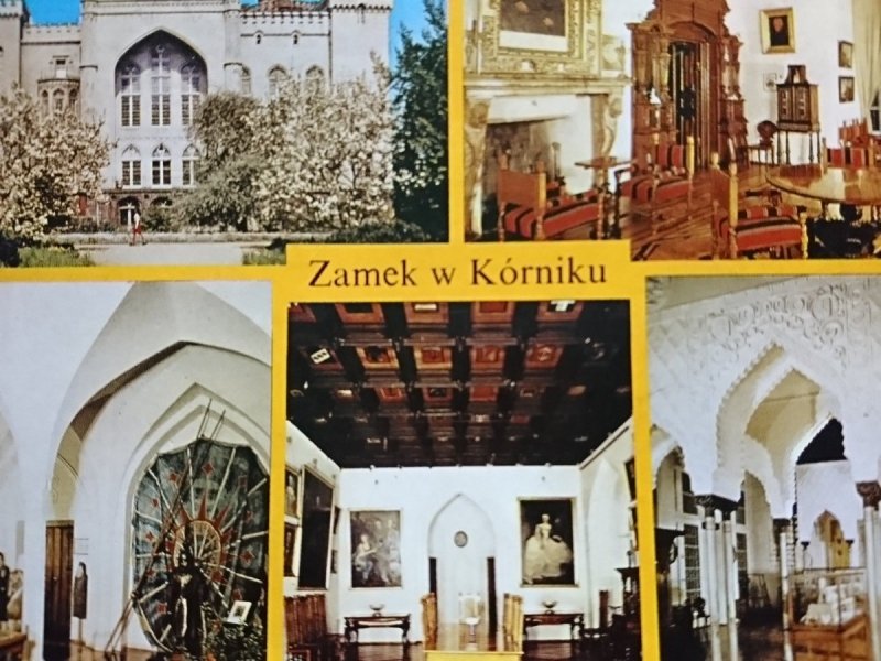 KÓRNIK. ZAMEK Z XV-XVI w. ELEWACJA FOT. JABŁOŃSKI