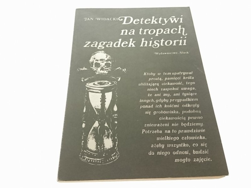 DETEKTYWI NA TROPACH ZAGADEK HISTORII Widacki 1988