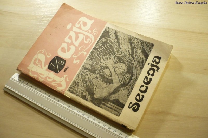 POEZJA 7/8 LIPIEC-SIERPIEŃ 1986 SECESJA 