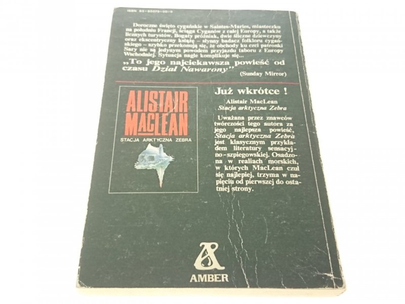 TABOR DO VACCARES - Alistair MacLean 1989