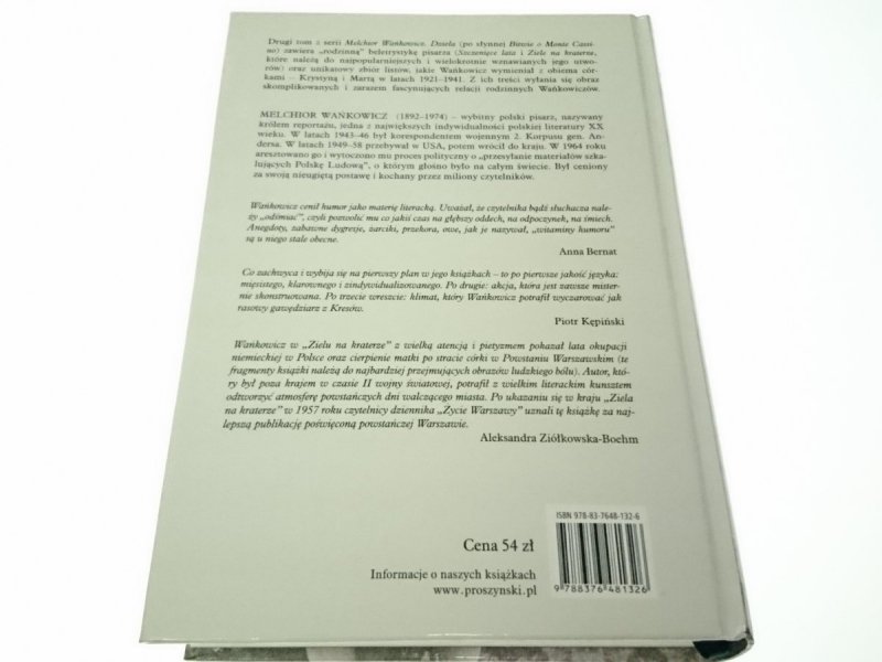 SZCZĘNIĘCE LATA; ZIELE NA KRATERZE... - Wańkowicz