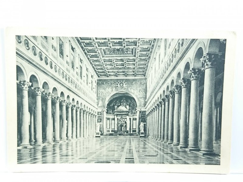 ROMA. BASILICA DI S. PAOLO FUORI LE MURA - INTERNO