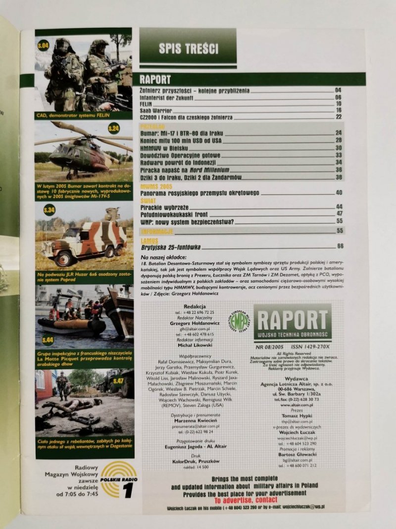 RAPORT 08 2005