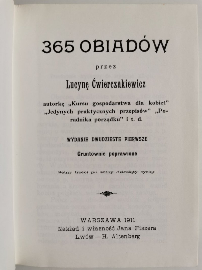 365 OBIADÓW - Lucyna Ćwierczakiewicz 