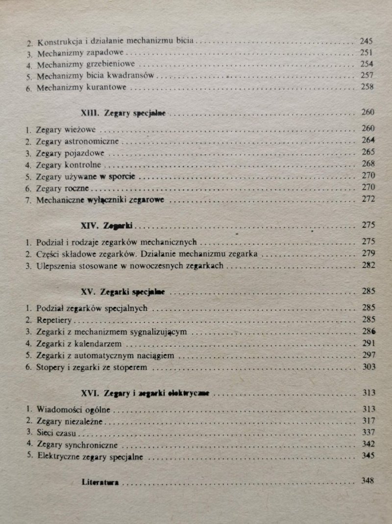 TECHNOLOGIA MECHANIZMÓW ZEGAROWYCH. MECHANIZMY - Bernard St. Bartnik 1983