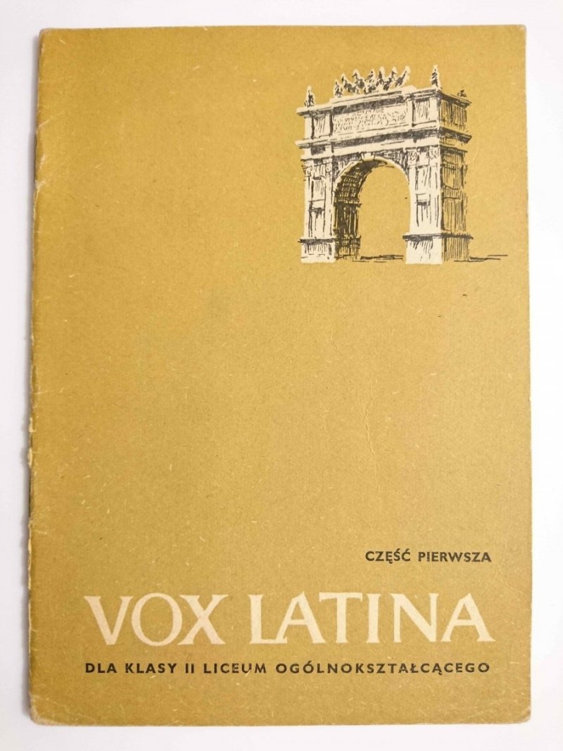 VOX LATINA CZĘŚĆ I TEKSTY - Wiktor Steffen 1968