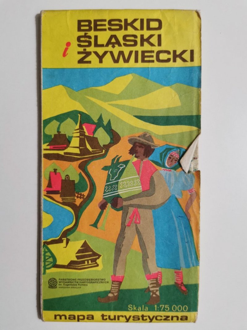 BESKID ŚLĄSKI I ŻYWIECKI 1:75 000 1986