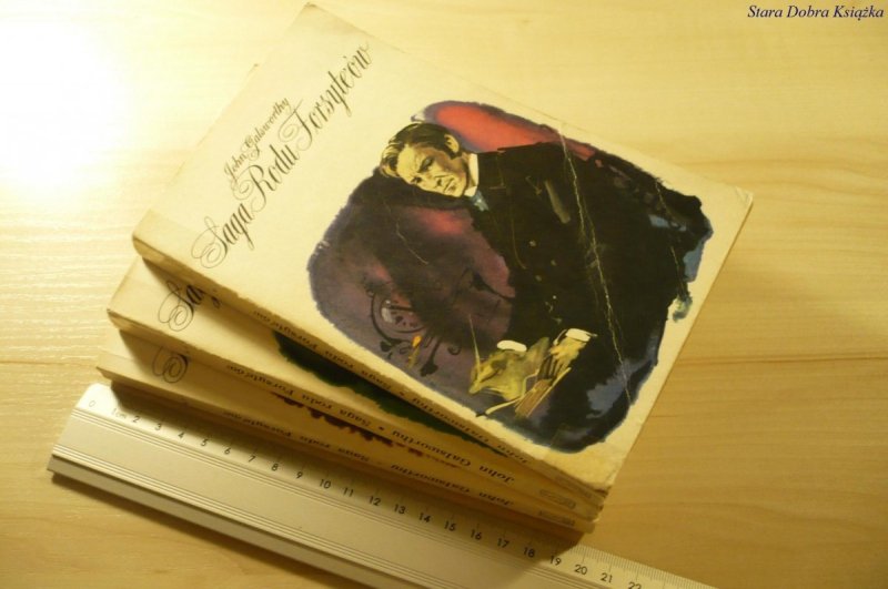 SAGA RODU FORSYTE'ÓW TOMY 1-3 John Galsworthy 1972