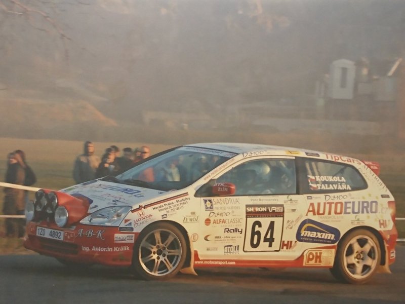 RAJD WRC 2005 ZDJĘCIE NUMER #167 HONDA CIVIC