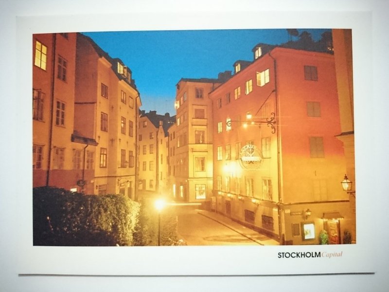 STOCKHOLM CAPITAL. NARROW LANES IN THE OLD TOWN
