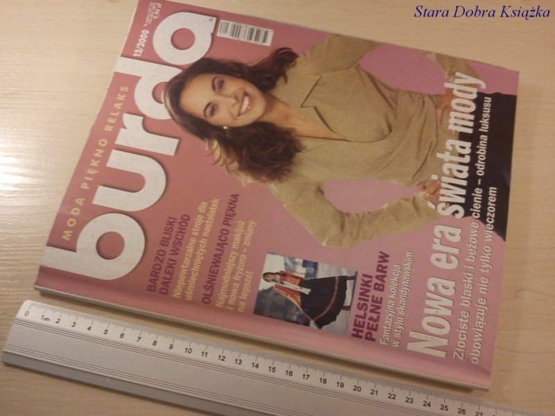 BURDA 12/2000 NOWA ERA ŚWIATA MODY