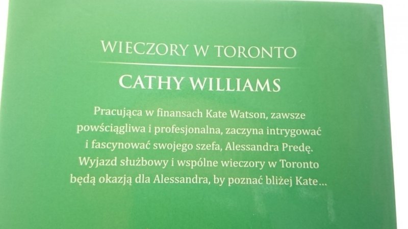 WIECZORY W TORONTO; KRÓLOWA PUSTYNI - Williams