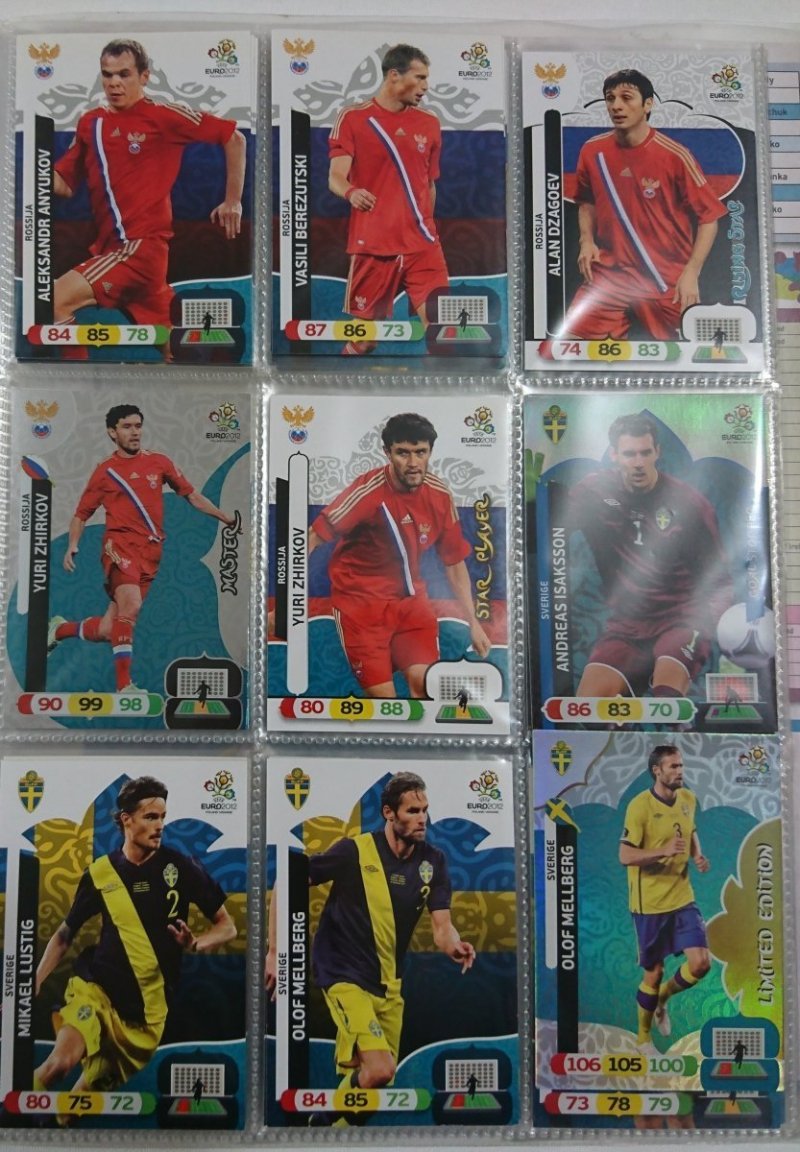 UEFA EURO 2012 POLAND-UKRAINE. ALBUM Z KARTAMI I NAKLEJKAMI