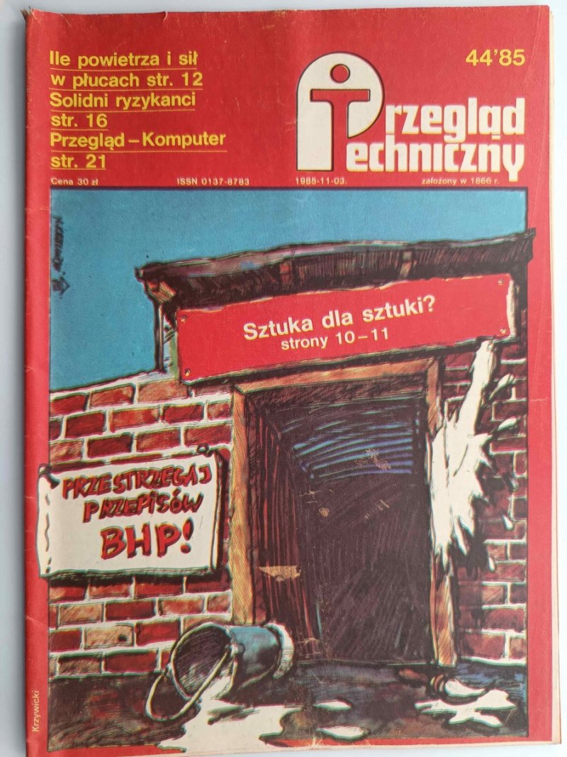PRZEGLĄD TECHNICZNY NR 44/1985