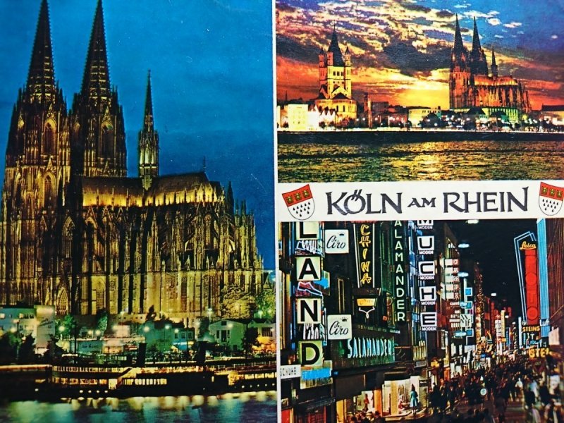 KOLN AM RHEIN. DOM, RHEINUFER, HOHESTRASSE