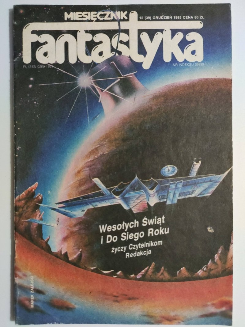 MIESIĘCZNIK FANTASTYKA NR 12 (39) GRUDZIEŃ 1985