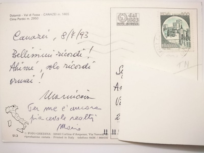 DOLOMITI – VAL DI FASSA – CANAZEI M. 1465 CIMA PORDOI M. 2950
