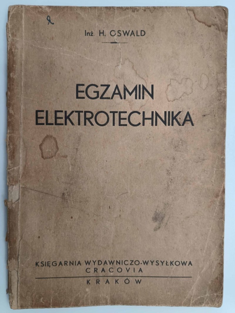 EGZAMIN ELEKTROTECHNIKA - H. Oswald