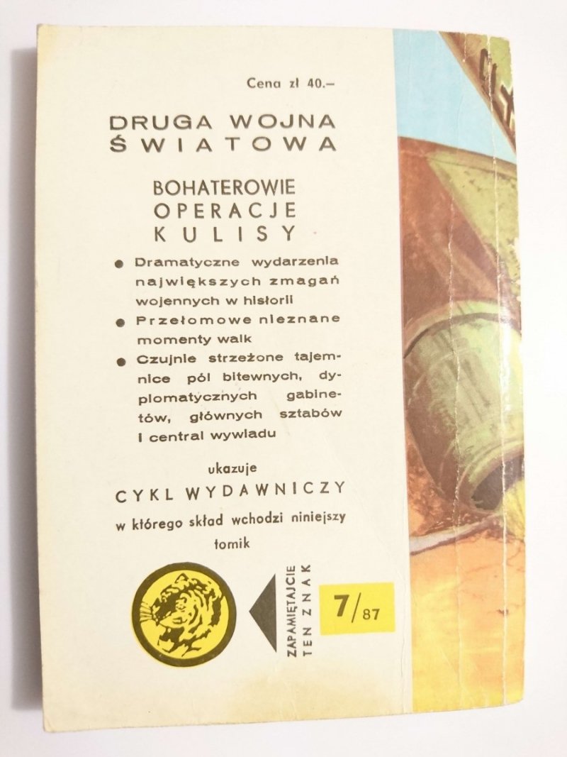 ŻÓŁTY TYGRYS: KG-200 BEZ TAJEMNIC - Andrzej Fryszkiewicz 1987