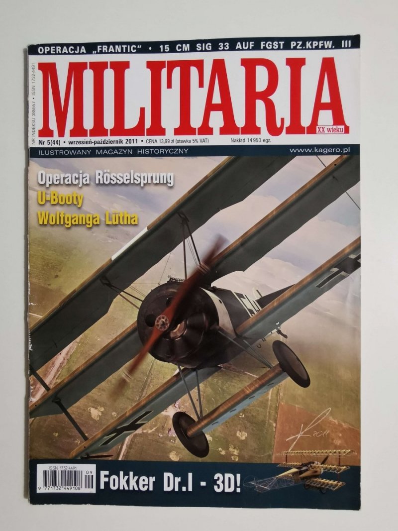 MILITARIA XX WIEKU NR 5 (44) WRZESIEŃ-PAŹDZIERNIK 2011
