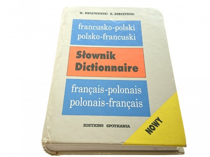 SŁOWNIK DICTIONNAIRE FRANCUSKO-POLSKI; POLSKO