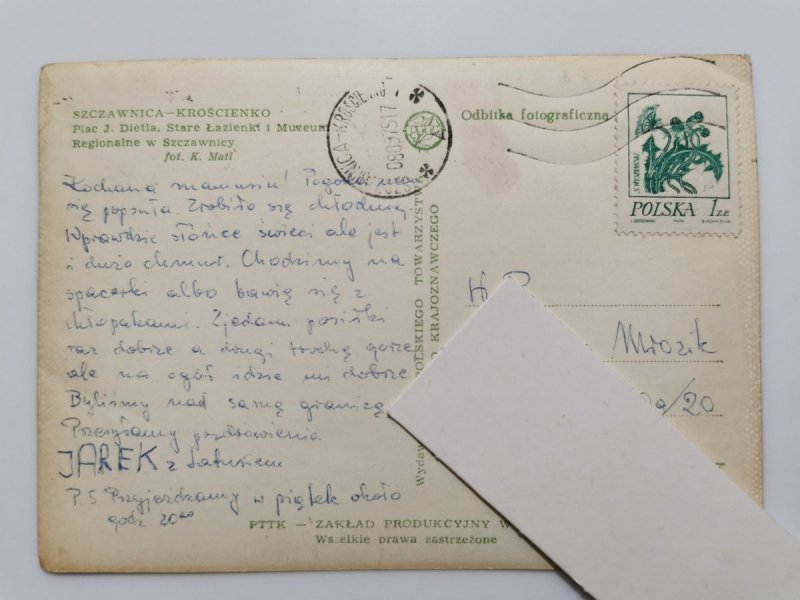 SZCZAWNICA-KROŚCIENKO. PLAC DIETLA, STARE ŁAZIENKI I MUZEUM FOT. MATL